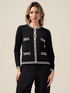 Jacket-style cardigan image number 0