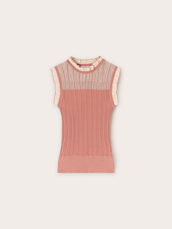 Ribbed knit top