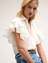 Shirt with ruffle sleeves image number 2