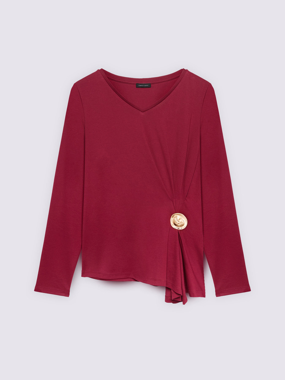 T-shirt en jersey avec design portefeuille