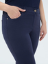 Kick-Flare-Hose aus leichter Baumwolle image number 3