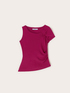 Asymmetric draped top image number 4