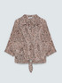 Camicia stampata con nodo image number 4