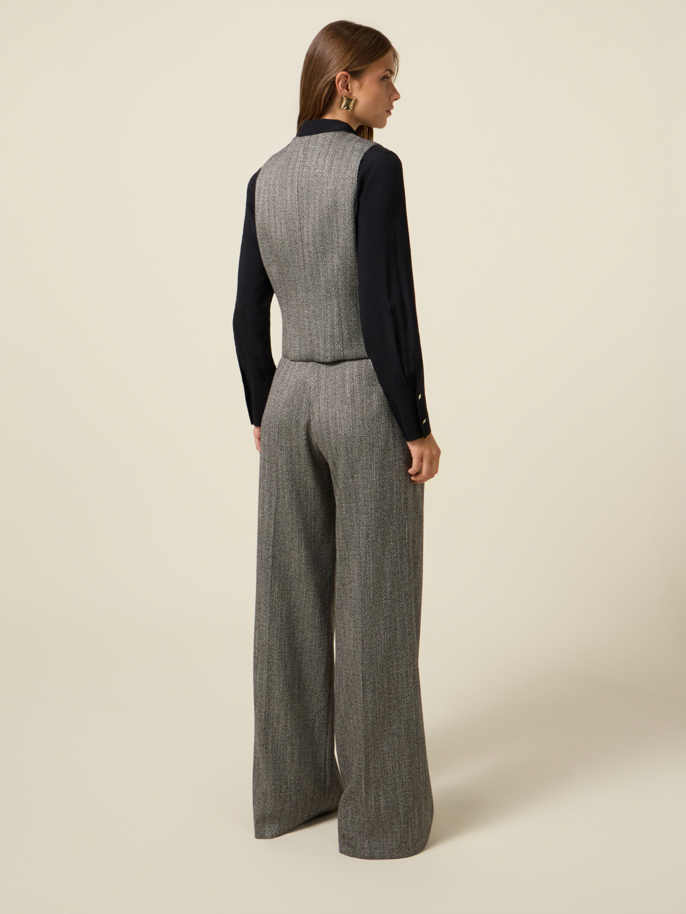 Gilet in flanella gessata image number 2