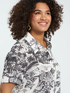 Boxy-Hemd mit exotischem Print image number 2