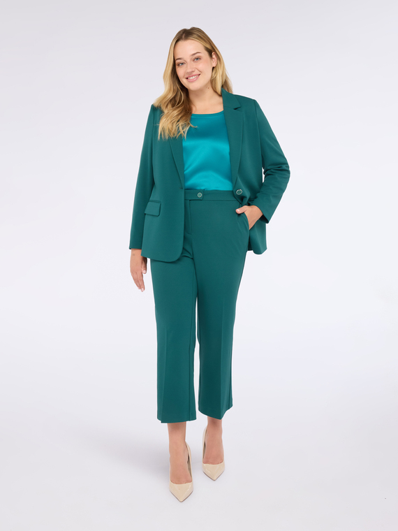 Kick flare pants in stretch fabric