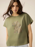 T-shirt in cotone con applicazioni image number 2