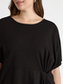 T-shirt con pieghe laterali image number 3