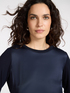 T-shirt in due tessuti image number 3