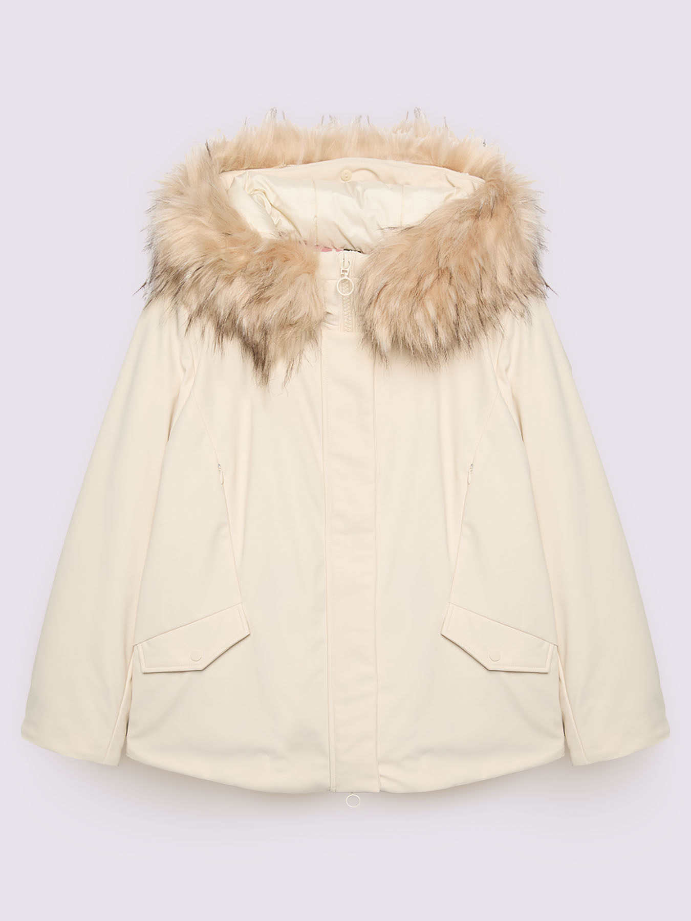 Plum&iacute;fero con capucha y ribete image number 4