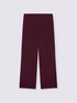 Wide leg pants in stretch fabric image number 4