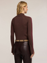 Zweifarbiger Rollkragenpullover aus Seidenmischung image number 1