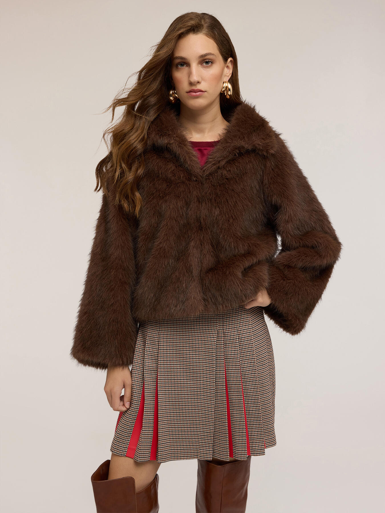 Blouson court &agrave; col montant image number 0