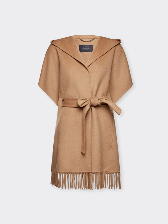 Cape with fringes