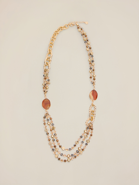 Maxi collana multifilo