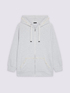 Sudadera abierta con perlas y strass image number 4