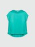 Bluse aus Satin und Jersey image number 4