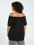 Off-Shoulder-T-Shirt aus Viskose-Jersey image number 1