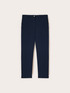 Pantaloni chino din jersey cr&ecirc;pe image number 3