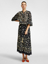 Printed cotton muslin blouse image number 2