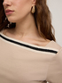 T-shirt with crochet trim image number 3