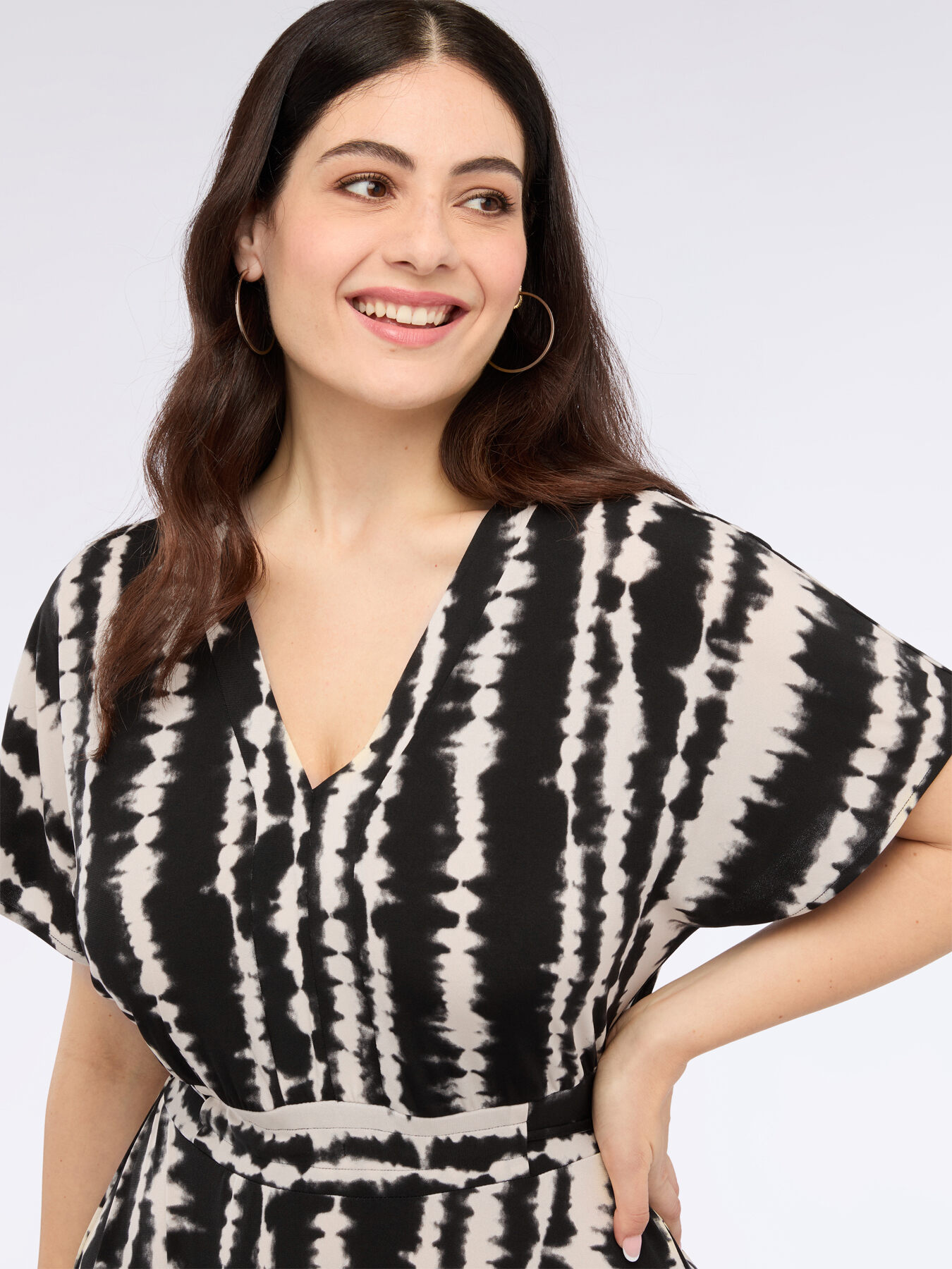 Robe longue imprimé tie dye image number 3