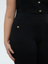 Pantaloni Flare in maglia image number 2