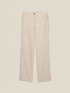 Pantalon palazzo en tissu fluide image number 4