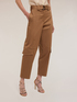 Pantaloni cargo in raso image number 2