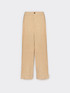 Pantaloni palazzo misto lino image number 4