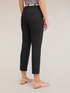 Cropped cotton blend trousers image number 1