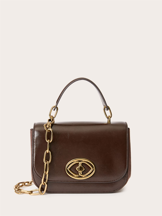 Small bag in double fabric