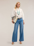 Oversized blouse with pleated feature image number 3