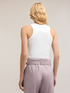 Tank top with crystal fringes image number 1