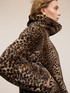 Reversible faux fur effect jacket image number 3