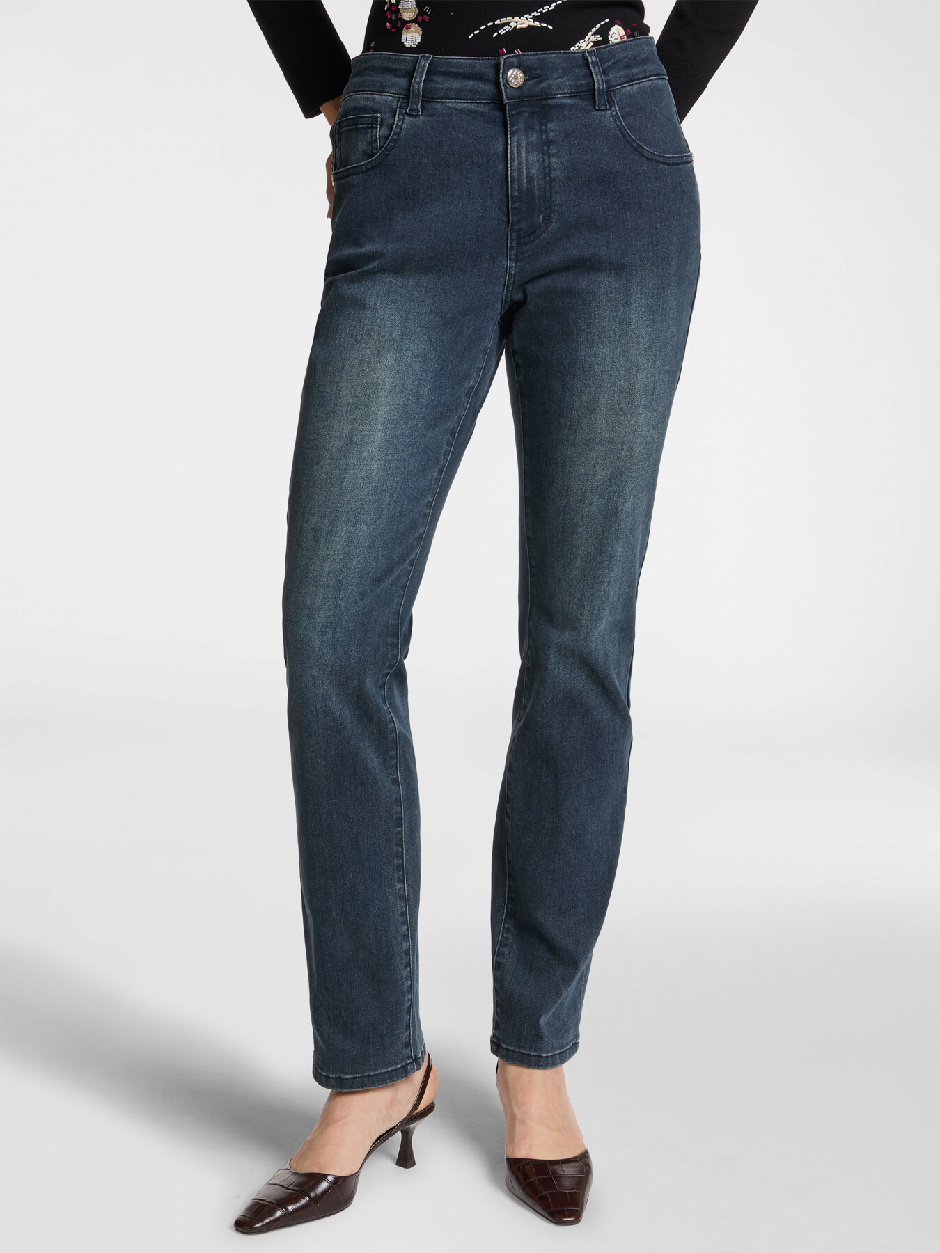 Regular 5-Pocket-Jeans, „Rose“ image number 2