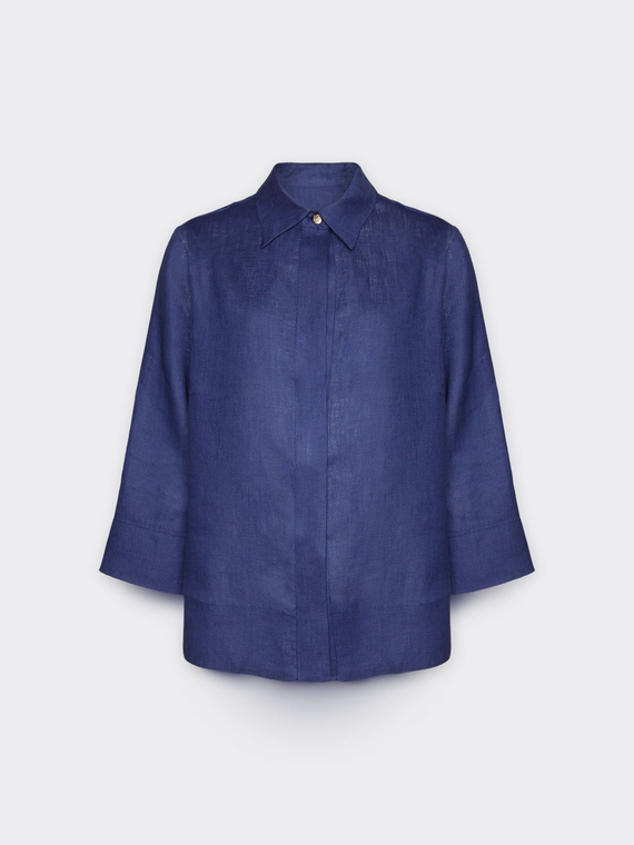 Relaxed fit linen shirt