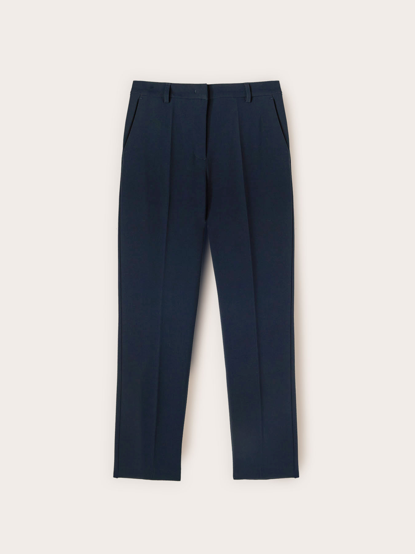 Regular fit polyviscose trousers image number 3