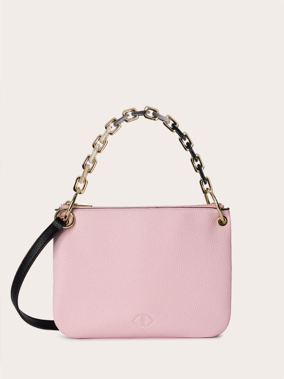 Twins bag in coated fabric