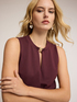 Midi dress with metal loop image number 3