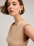 T-shirt with Georgette trims image number 0