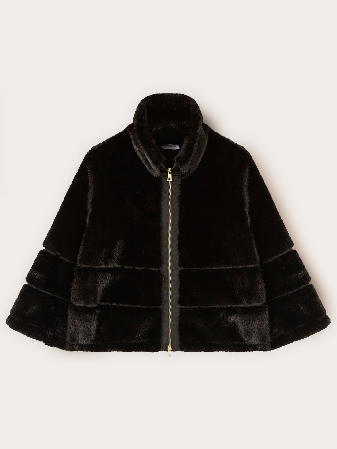 Teddy effect jacket with zip image number 4