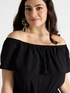 LENZING™ ECOVERO™ viscose jumpsuit with flounce image number 3