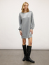 Sweatkleid mit Shiny-Optik image number 0