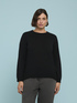Crew neck sweater in viscose blend image number 0
