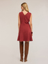 V-neck flared dress image number 1