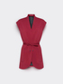 Sleeveless blazer in stretch cady image number 4