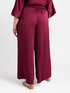 Satin palazzo trousers image number 1