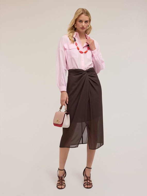 Camicia over con tasche