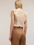 Sleeveless shirt with ruching image number 1